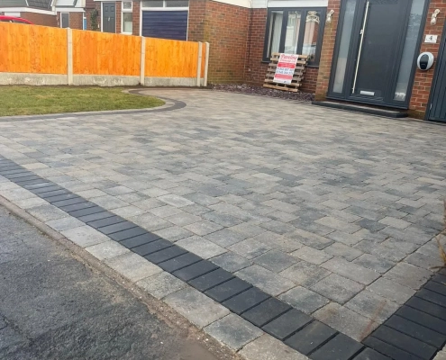 block-paving-driveway-Market-Drayton block paving driveway completed in Market Drayton
