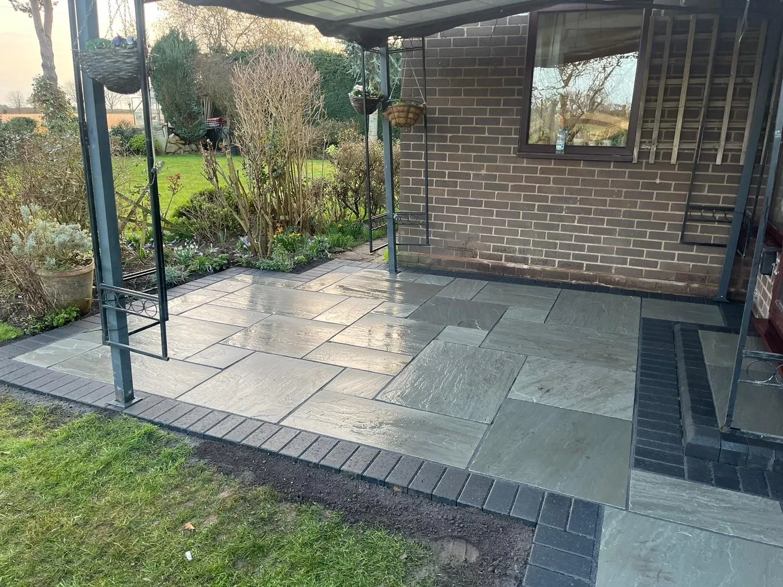 natural stone patio